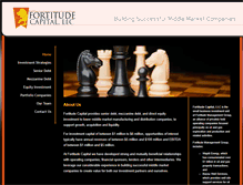 Tablet Screenshot of fortitudecapitalllc.com